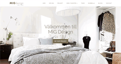 Desktop Screenshot of migdesign.se